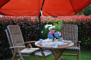 Sitzplatz im Garten